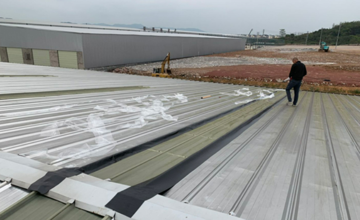 阳日镇厂房屋面防水维修案例