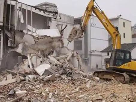 阳日镇旧房改造拆除